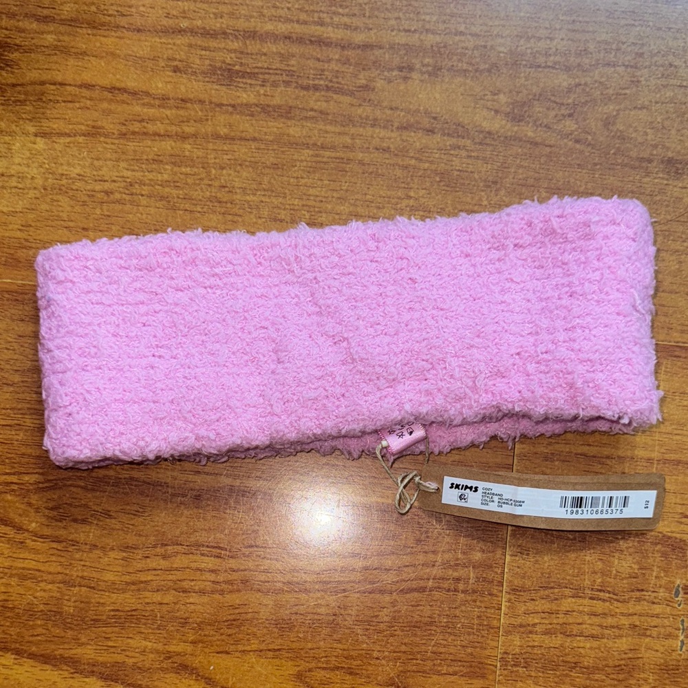 SKIMS Cozy Headband (Bubblegum)